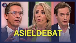 Eerdmans JA21 in debat met Marijnissen SP en Dassen VOLT over asiel [upl. by Alexandrina]