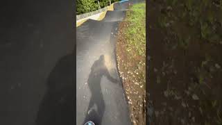 Découverte de pumptrack surprise 🔥 esk8 eskate skateboarding carver surf pumptrack [upl. by Yeslek116]