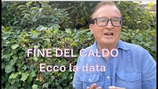 Caldo con i giorni contati Ecco la data della fine [upl. by Ecyrb]