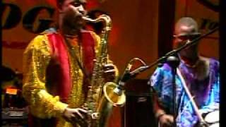 1996 KOLA OGUNKOYA Gbedu master Afrobeat live BampH concert in Lagos Nigeria [upl. by Nissy319]