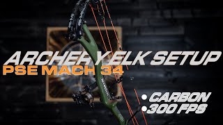 Western Hunting Bow Setup  PSE Mach 34  Elk Mule Deer Antelope [upl. by Shewmaker]