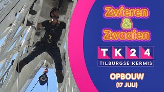 Zwieren en Zwaaien  Tilburgse Kermis 2024 Opbouw 17 Juli [upl. by Tullusus]