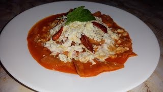 CHILAQUILES ROJOS DELICIOSOS [upl. by Nylhtac663]