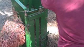 Making a better pine straw bale [upl. by Swann]