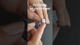 seed bead ring tutorial beading diy ring [upl. by Casavant]