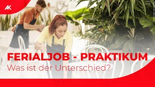 Ferialjob amp Praktikum in Österreich  Bezahlung Urlaub amp Krankenstand [upl. by Lacym65]