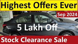 Biggest ever STOCK CLEARANCE on Cars Upto 10 LAKH DISCOUNT OFFER [upl. by Garnette]