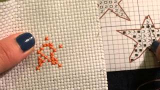 FOLLOW A CROSS STITCH PATTERN [upl. by Enitsugua823]