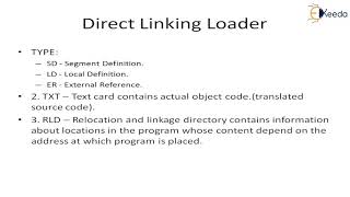 Direct Linking Loaders Pass 1 [upl. by Atlas]