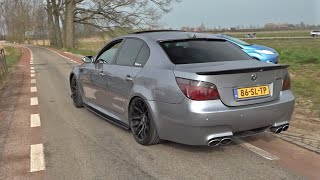 BMW M5 V10 with Eisenmann Exhaust Revs amp Accelerations 🏁 [upl. by Ozner]