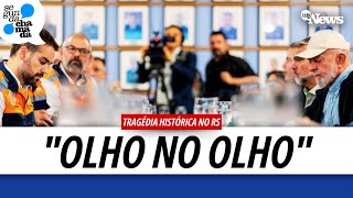 VEJA AS FALAS DE LULA E EDUARDO LEITE SOBRE A ESTRATÉGIA UNIDA PELO DESASTRE NO RIO GRANDE DO SUL [upl. by Sgninnej]