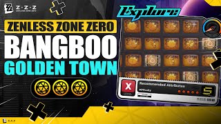 Hidden Quest Bangboo Golden Town  Achievement  Exploration Commission 【Zenless Zone Zero】 [upl. by Ataynek]