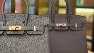 Review Birkin 25 Etain Color Code 8F oneminutereview bjluxury hermescollection [upl. by Knight258]