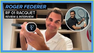 INTERVIEW Roger Federer HIMSELF unveils the new Wilson RF 01 racquet amp gives gear advice 😎 [upl. by Lois684]