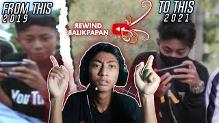 REACTION YOUTUBE REWIND BALIKPAPAN 2021 Ada Erpan1140 [upl. by Aihsek]