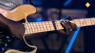 Marcus Miller  Jean Pierre amazing solo on bassgitar and battle between sax and bass [upl. by Nessah]