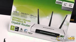 Router WirelessN TLWR1043ND TPLink  review by wwwgeekshivecom Español [upl. by Spevek]