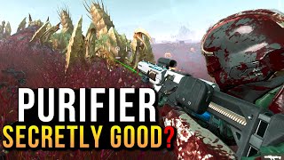 Helldivers 2  PURIFIER HEAVILY UNDERATED  Gameplay Hardest Difficulty No Commentary [upl. by Adnoluy]