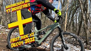 Hausbesuch bei YT in Forchheim plus First Ride 2022er YT Decoy Core 3 MX [upl. by Lunt15]