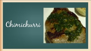 Como hacer chimichurri sencillo Salsas para carnes faciles [upl. by Oirotciv]