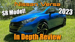 2023 Nissan Versa SR Start Up Test Drive amp In Depth Review [upl. by Razec873]