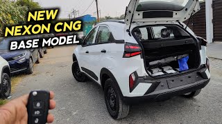 Tata Nexon Smart CNG Base Model 😍 Nexon CNG 2024 [upl. by Namron413]