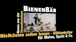 🐦 Nistkasten selber bauen für Meisen Spatzen Sperlinge amp Co NABU DIY [upl. by Haran]