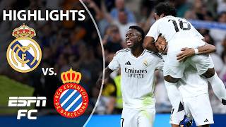 🔥 MBAPPE SCORES 🔥 Real Madrid vs Espanyol  LALIGA Highlights  ESPN FC [upl. by Liartnod150]