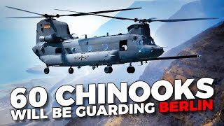 Germany will deploy 60 CH47F Chinook helicopters near Berlin [upl. by Aileon]