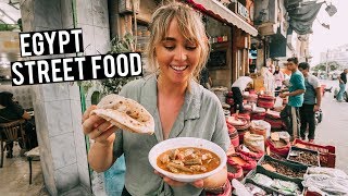 We Tried Egypt Street Food  Must Eat Local Dishes in Cairo [upl. by Eeruhs114]