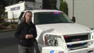 White GMC Yukon XL Emergency Vehicle Install [upl. by Adnahsam816]