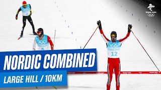 Nordic Combined  Mens Large Hill  Individual 10km  Full Replay  Beijing2022 [upl. by Yahsan]