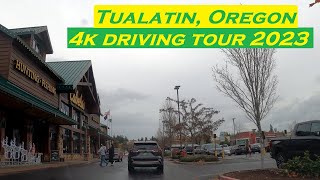 Tualatin Oregon  4k Driving Tour  2023 [upl. by Riesman]