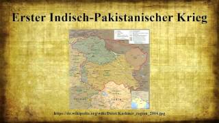 Erster IndischPakistanischer Krieg [upl. by Aryek]