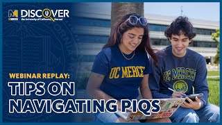 UC Merced  Tips on Navigating PIQs Personal Insight Questions [upl. by Raskind975]