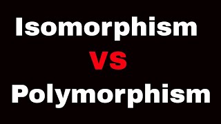 Crystalline solids  Isomorphism and polymorphism in chemistry [upl. by Engedi816]