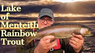 Fly Fishing For RAINBOW TROUT on The Lake of Menteith  TROUT FISHING SCOTLAND [upl. by Aikemehs]