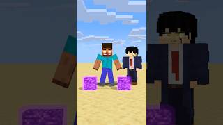 HELP Herobrine To Power Up And Lift Bedrock friendship shorts trending anime [upl. by Thea]