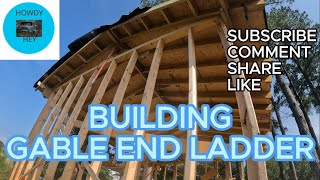 How To Frame Gable Roof Overhangs builder diy reels workshop construction selfimprovement [upl. by Yrokcaz135]