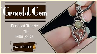 Graceful Gem Pendant Tutorial [upl. by Jillie]