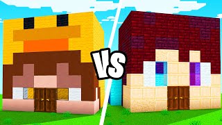 EXTREME Minecraft HUIS BATTLE vs BESTE VRIEND [upl. by Eilama]