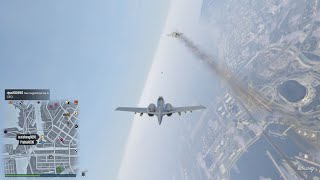 GTA Online B11 Strikeforce Vs Hyrda  Best Dogfight [upl. by Ynafit]