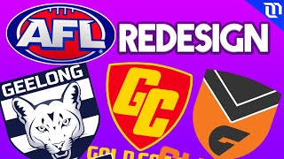 Redesigning the AFL  GeelongGold CoastGWS [upl. by Audra]