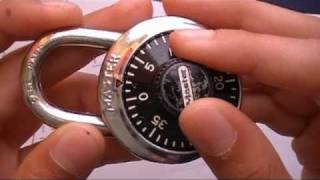 How to find the combination to a master lock HD [upl. by Atsocal]