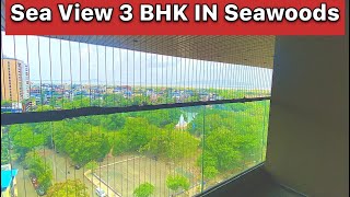 Sea facing 3 bhk Flat for sale in Seawoods Navi Mumbai [upl. by Thgirw]