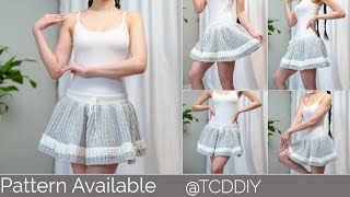 How to Crochet a Skirt  Pattern amp Tutorial DIY [upl. by Havelock]