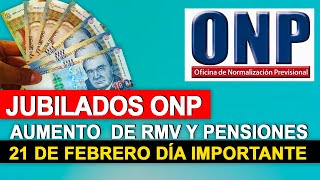 ONP jubilados aumento de RMV y pensiones 21 febrero día importante  CGTP y jubilados huelga hambre [upl. by Pet]