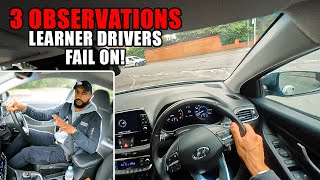 3 OBSERVATIONS You Must Do To PASS Your Driving Test [upl. by Latrell870]