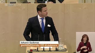 Johann Gudenus  Entlastung für Österreich Steuerreform  3012019 [upl. by Jami]