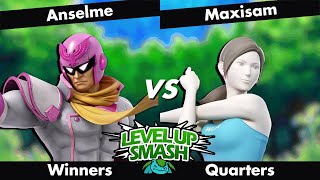 Level Up Smash 30  Anselme Captain Falcon vs Maxisam WFT  WQ [upl. by Anais]